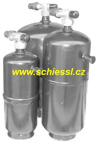více o produktu - Sběrač chladiva, stojatý, EFM 6,9 (M12/RV12), 6,9L s ventilem, Klimal